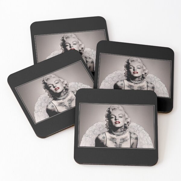Item preview, MARILYN : Vintage Abstract Tattooed With Wings Print designed and sold by posterbobs.
