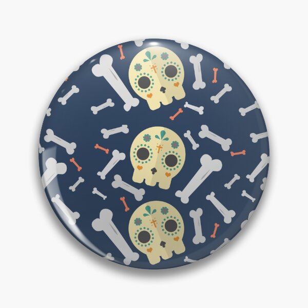 Artikelvorschau, halloween skull pattern entworfen und verkauft von artjojo.