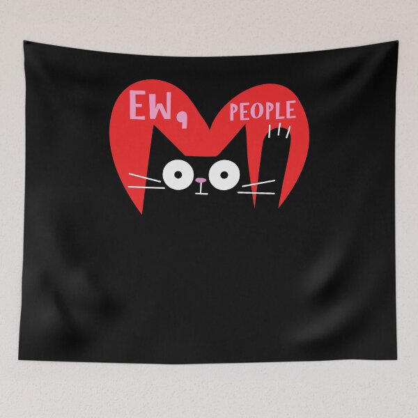Item preview, Ew, People Black Cat Design designed and sold by SurgicalDesign.