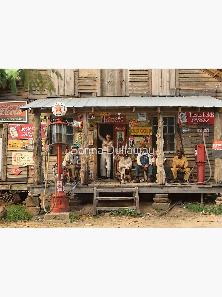 Country store on dirt road, 1939 by SannaDullaway