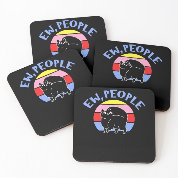 Item preview, Ew, People Black Cat Design designed and sold by SurgicalDesign.