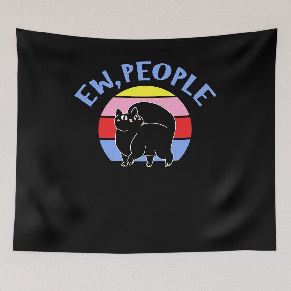 Item preview, Ew, People Black Cat Design designed and sold by SurgicalDesign.