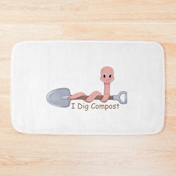 Item preview, I Dig Compost - Funny Worm Farming T-shirt designed and sold by Vermi-Love.