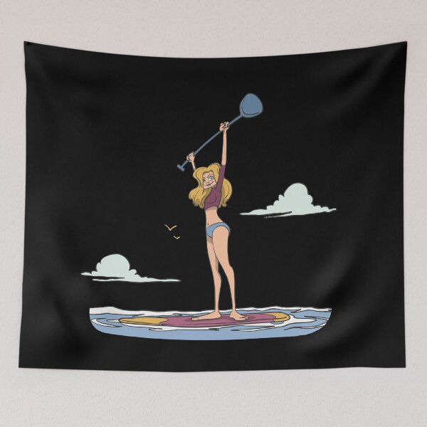 Item preview, Standup paddle lady designed and sold by Monkey Ful.