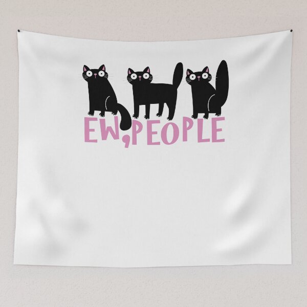 Item preview, Ew, People Black Cat Design designed and sold by SurgicalDesign.
