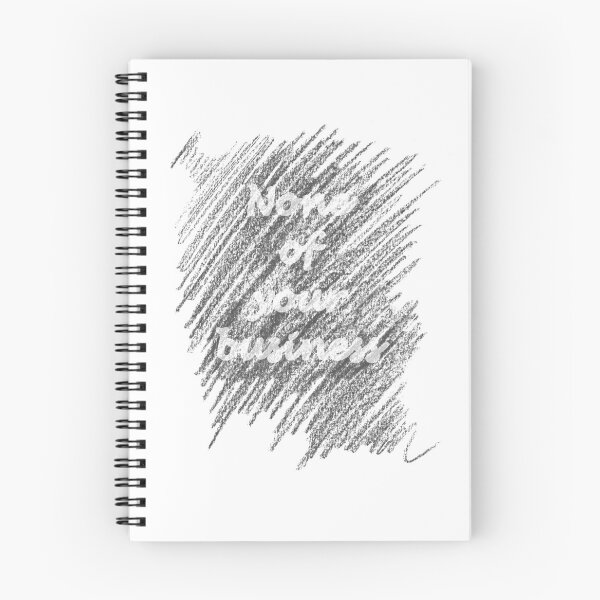 Item preview, none of your business designed and sold by Sarcastic Life.