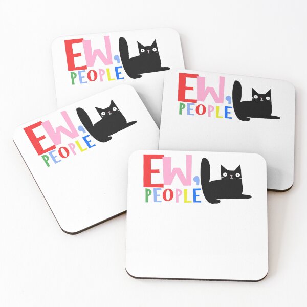 Item preview, Ew, People Black Cat Design designed and sold by SurgicalDesign.