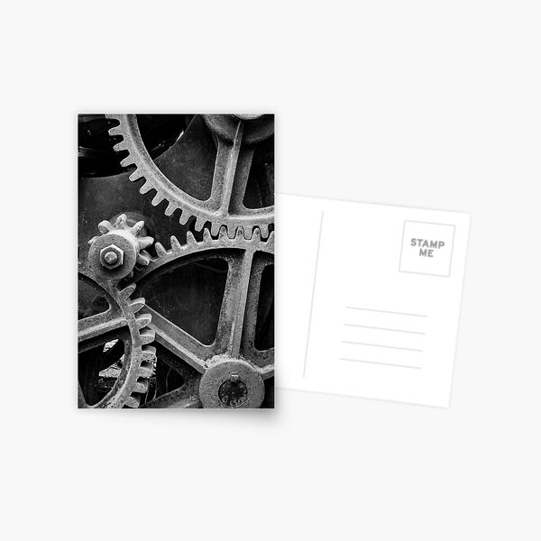 Running Gears Postcard