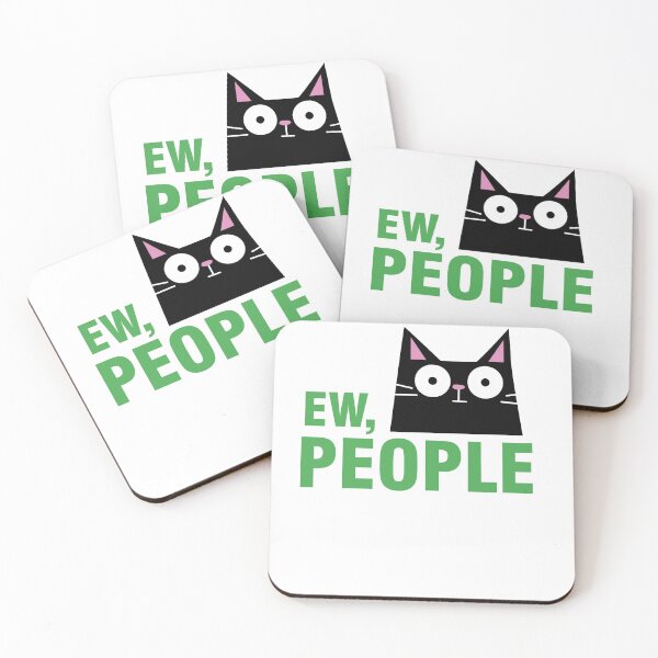 Item preview, Ew, People Black Cat Design designed and sold by SurgicalDesign.