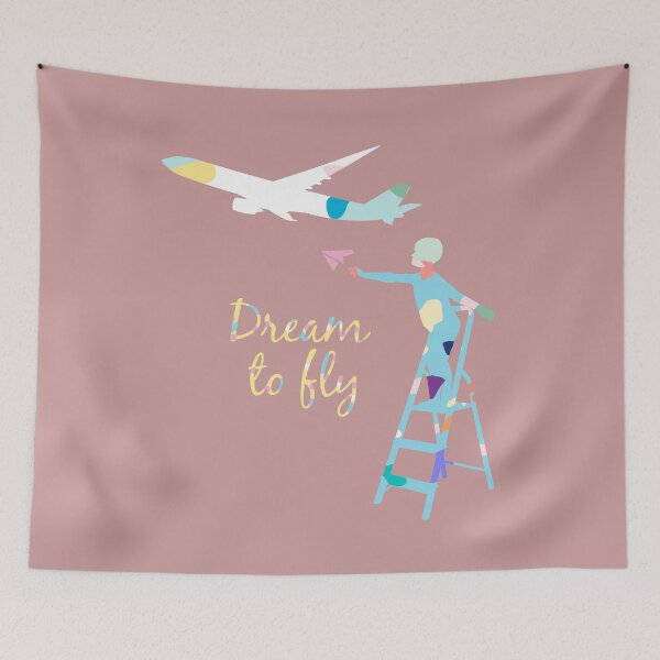 Item preview, Dream to fly concept illustration designed and sold by molodec.