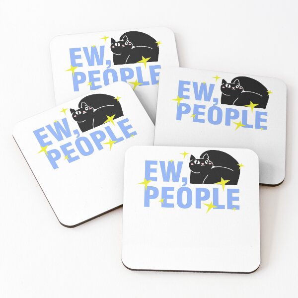 Item preview, Ew, People Black Cat Design designed and sold by SurgicalDesign.