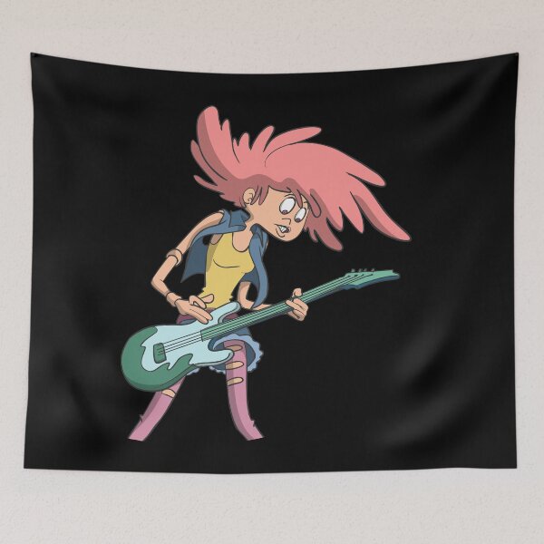 Item preview, Rock guitarist with long hair designed and sold by Monkey Ful.