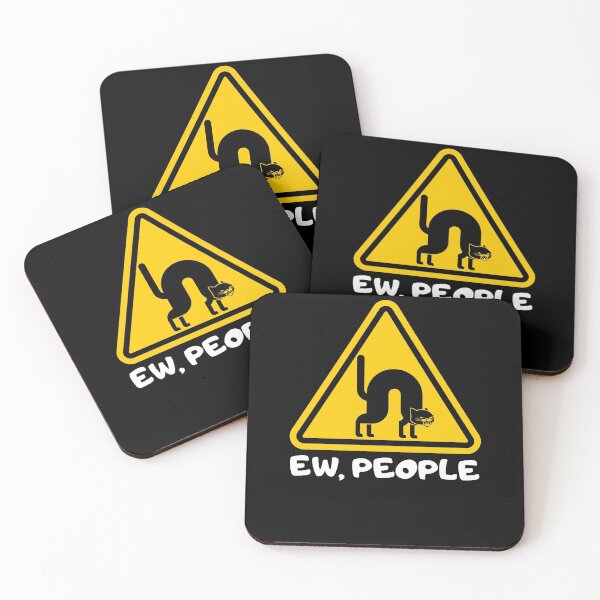Item preview, Ew, People Black Cat Design designed and sold by SurgicalDesign.