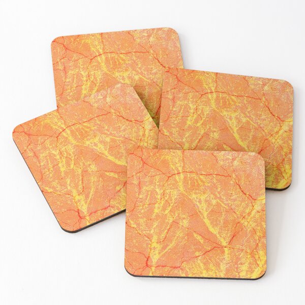 Item preview, Orange and yellow marble  designed and sold by Markflow.