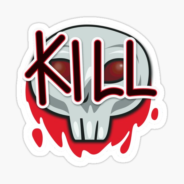 Among Us Kill Stickers Redbubble