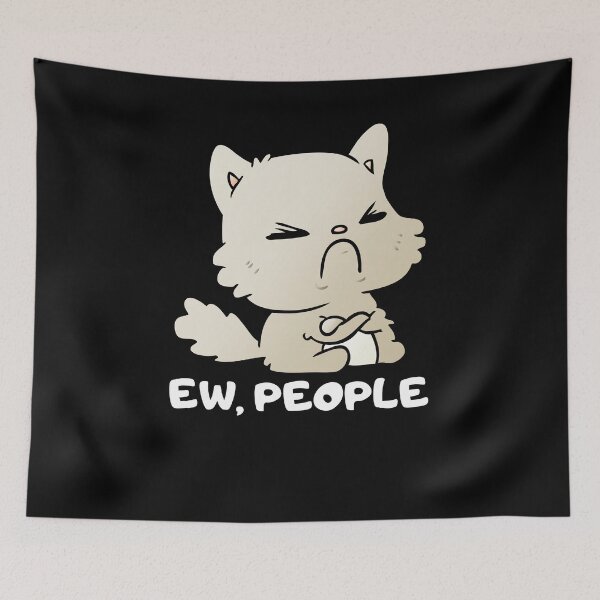 Item preview, Ew, People Black Cat Design designed and sold by SurgicalDesign.