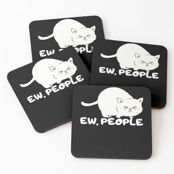 Item preview, Ew, People Black Cat Design designed and sold by SurgicalDesign.