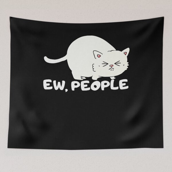 Item preview, Ew, People Black Cat Design designed and sold by SurgicalDesign.