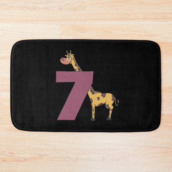 Item preview, Giraffe children's 7th birthday designed and sold by Monkey Ful.