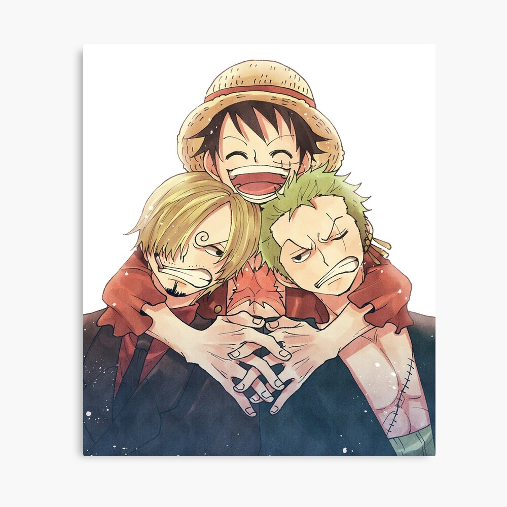 One Piece Luffy Zoro And Sanji Photographic Print By Soylaleche Redbubble