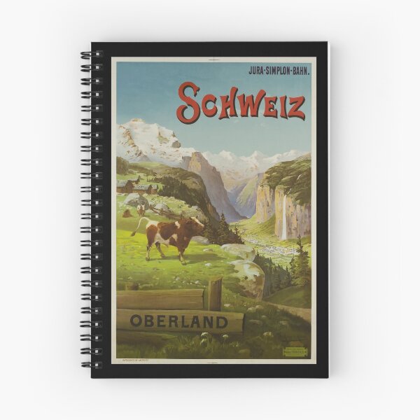 Item preview, Oberland retro poster designed and sold by CorasPosters.