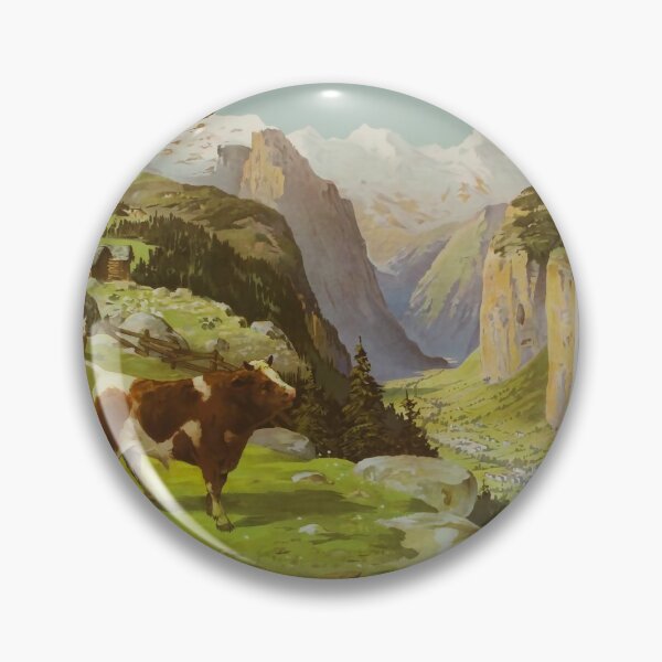 Item preview, Oberland retro poster designed and sold by CorasPosters.