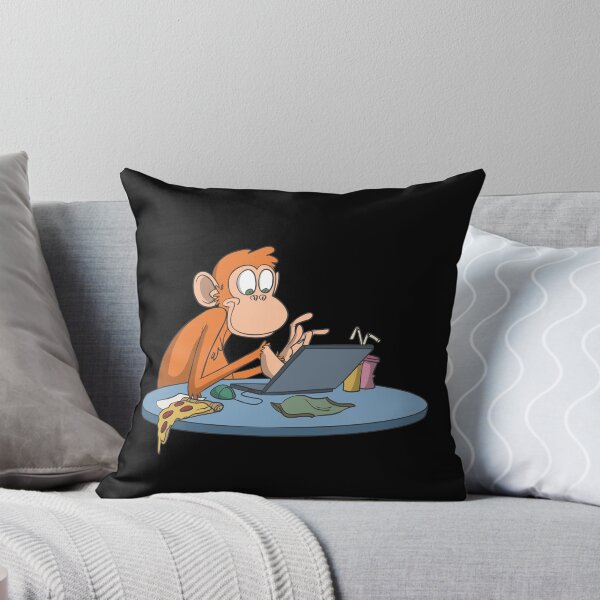 Item preview, Nerd monkey at the computer designed and sold by Monkey Ful.
