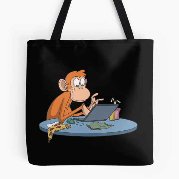 Item preview, Nerd monkey at the computer designed and sold by Monkey Ful.