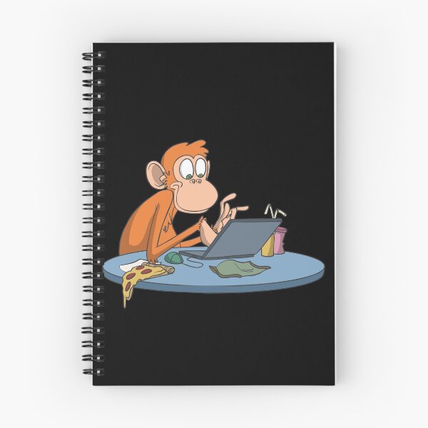 Item preview, Nerd monkey at the computer designed and sold by Monkey Ful.