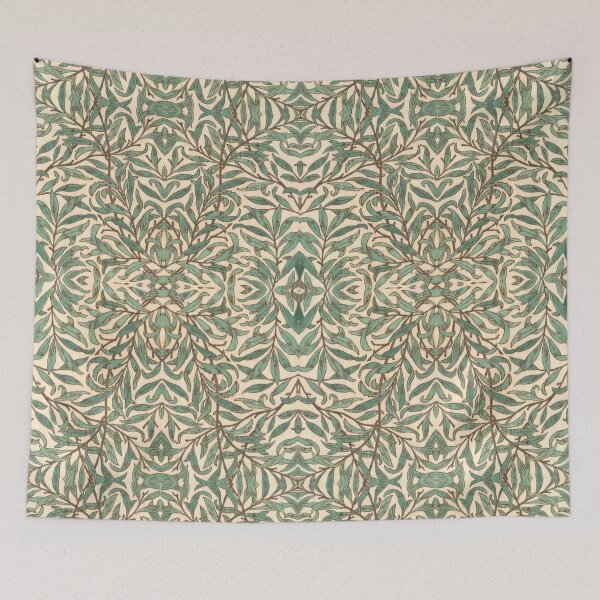 Item preview, William Morris Willow Bough wood Watercolor pattern designed and sold by Born-to-design.