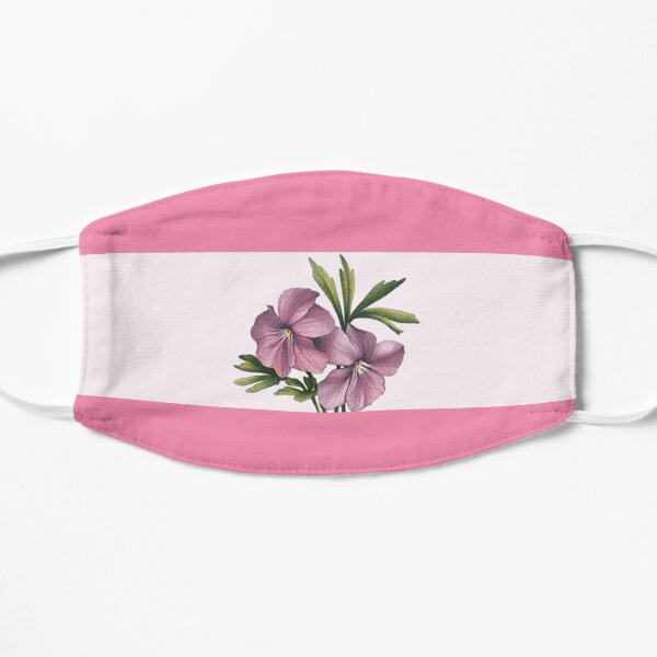 sapphic pride flag Flat Mask