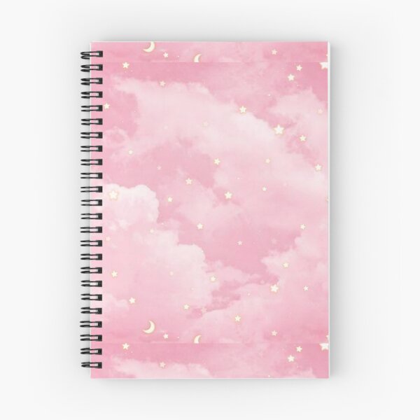 Item preview, pink clouds with stars and moon designed and sold by JasmineRecana.