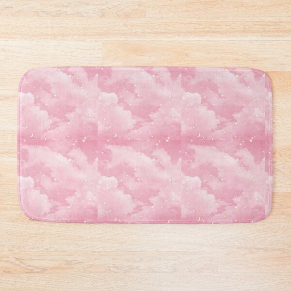 Item preview, pink clouds with stars and moon designed and sold by JasmineRecana.