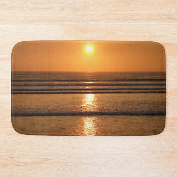 Item preview, Orange sunset on the sparkling sea designed and sold by sopfanna.