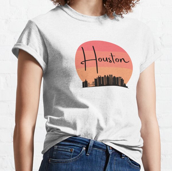  Houston Texas Souvenir T-Shirt : Sports & Outdoors