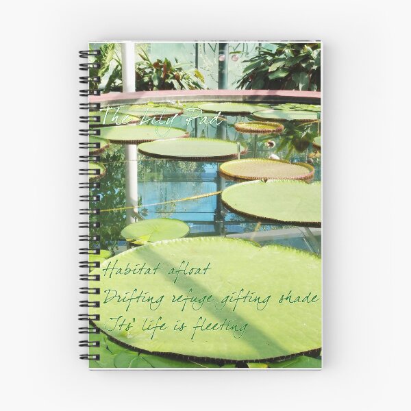 Item preview, The Lily Pad Haiku, Nature Photography Poetry designed and sold by TheArtOfWords.