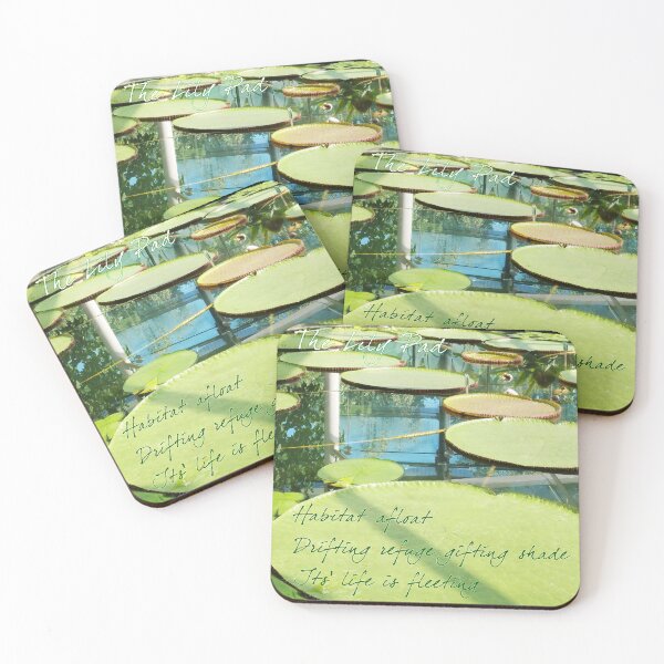Item preview, The Lily Pad Haiku, Nature Photography Poetry designed and sold by TheArtOfWords.