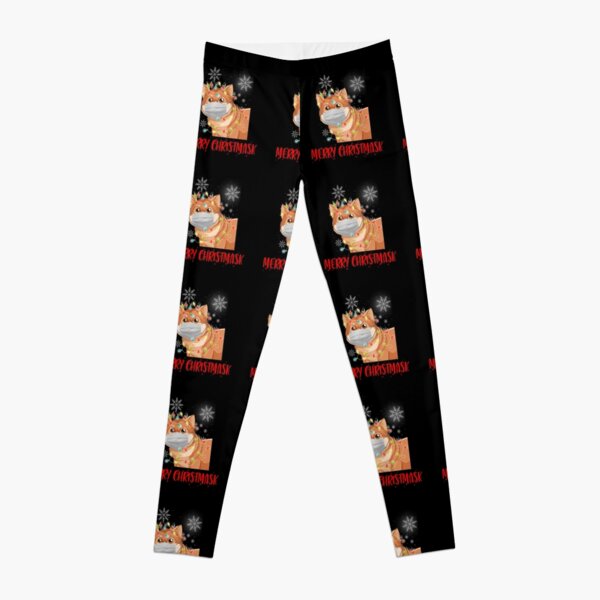 Corgi christmas shop leggings