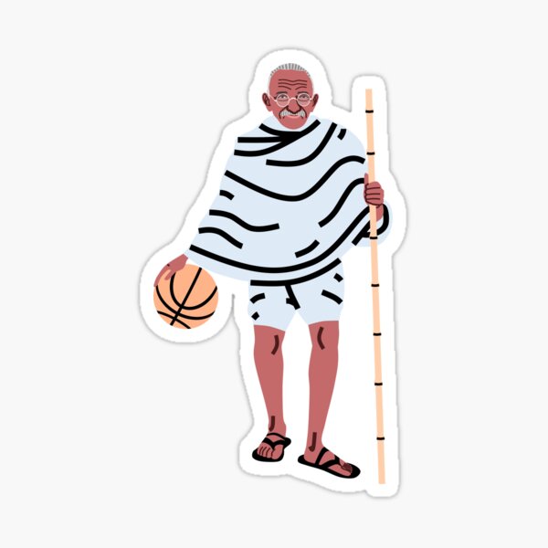 Balling Gandhi Sticker