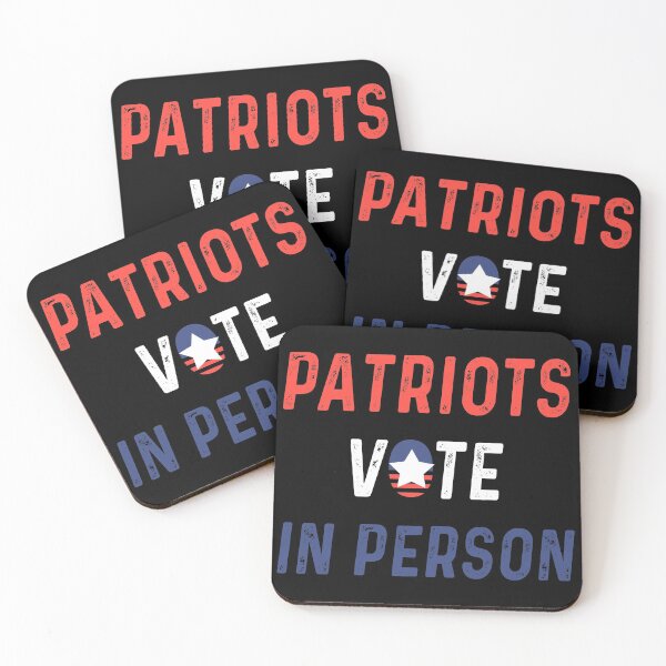 Item preview, Patriots Vote In Person designed and sold by DreamerFORreal.