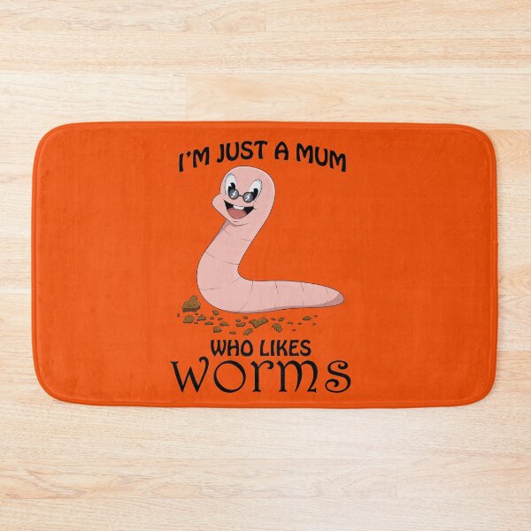 Item preview, I'm Just a Mum Who Likes Worms - Funny Worm Farming T-shirt designed and sold by Vermi-Love.