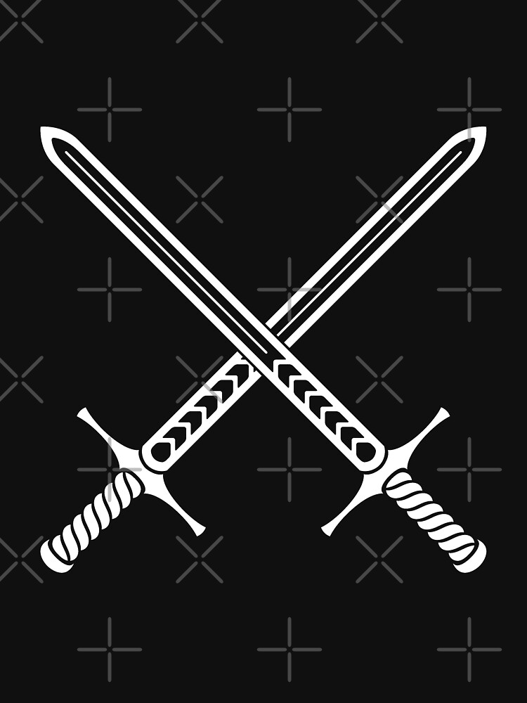 crossed swords tattoo design white on black crossed swords tattoo design white on black