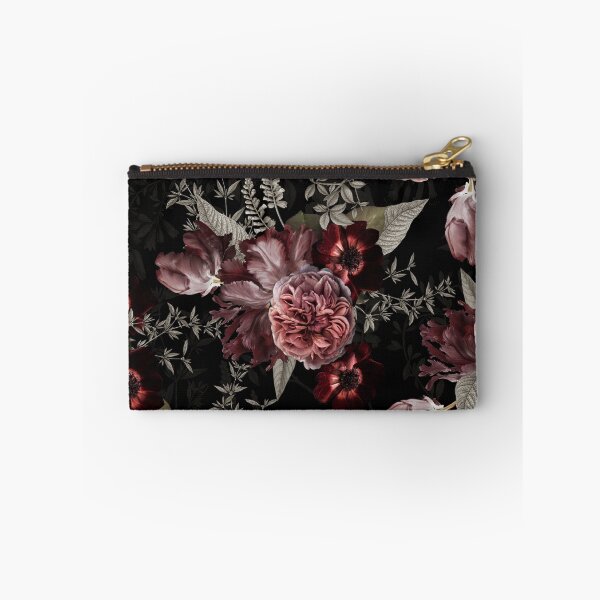 Item preview, Dutch Vintage Midnight Roses And Tulips Pattern Botanical Night Garden Nightgarden designed and sold by UtArt.