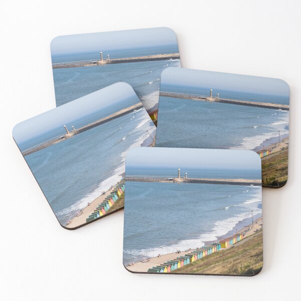 Item preview, Beach chalets on along Whitby Sands designed and sold by wellsie82.
