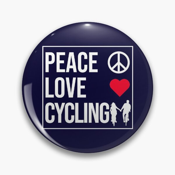 Item preview, Peace Love Cycling designed and sold by CatArtStore.