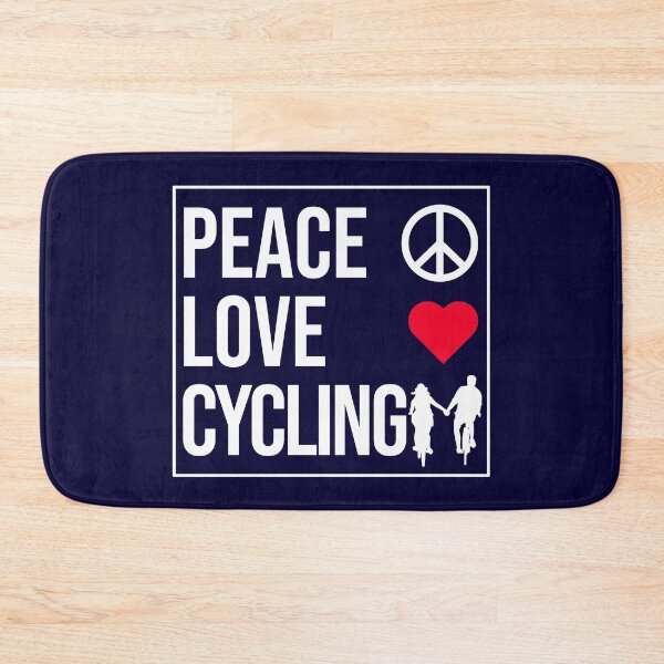 Item preview, Peace Love Cycling designed and sold by CatArtStore.