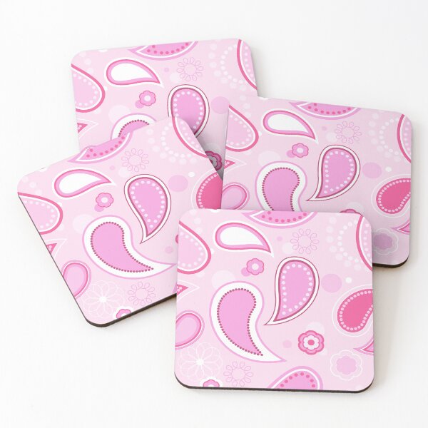 Item preview, Hot Pink Floral Paisley Pattern designed and sold by everything4eva.