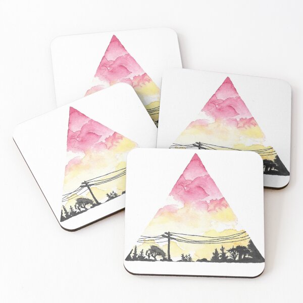 Item preview, Evening-sky horizon triangle designed and sold by Ankita Bhuyan.