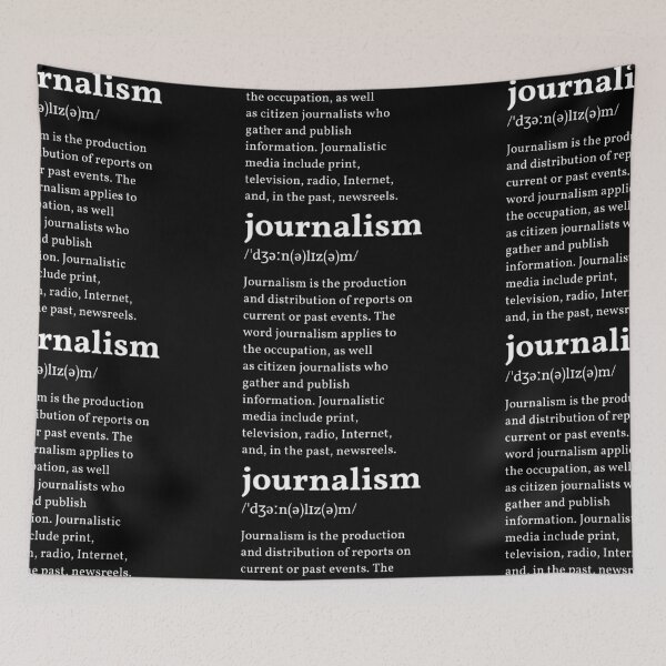 Item preview, Journalism designed and sold by thejournalist.