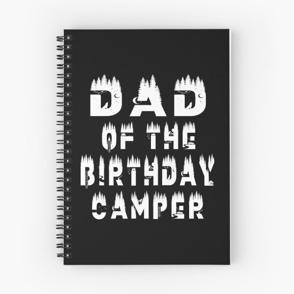 Item preview, Dad Of The Birthday Camper Camping Themed Party design designed and sold by Grabitees.
